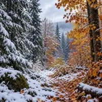 秋冬之间 · 第66章 · 第一场雪 秋冬之间章节更新封面