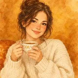 南枝小满 · 美食与四季 作者南枝小满的头像插画